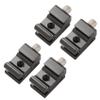 Baglaum 4 Pack Cold Shoe Bracket Adjustable Metal Cold Shoe Adapter Mount for DSLR Camera Flash Shoe Mount view 1