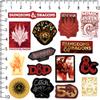 Dungeons and Dragons Year of The Dragon 100ct Vinyl Large Deluxe Stickers Variety Pack - Laptop, Water Bottle, Scrapbooking, Tablet, Skateboard, Indoor/Outdoor view 2