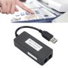 USB 2.0 Fax Modem, External V.90 56K Dial Up USB Analog Fax Modem, USB to Telephone Jack, RJ11 Ports Support Caller ID Computer Laptop Fax Modem for for Linux view 4