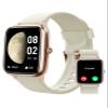 GRV Smart Watches for Women Men (Answer/Make Calls), 1.8" Smartwatch for iOS/Android Phones Fitness Tracker with 100+ Sports Modes Heart Rate/Sleep Monitor Pedometer IP68 Waterproof (Milky White) view 1