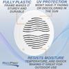 RecPro RV Outdoor 5" Dual Cone Speakers | Water & Weather Resistant | Perfect OEM Replacement | 2 Pack (White) view 3