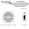 RecPro RV Outdoor 5" Dual Cone Speakers | Water & Weather Resistant | Perfect OEM Replacement | 2 Pack (White) view 4