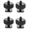 Baglaum 1/4 Inch-20 Hot Shoe Mount Adapter Tripod Screw to Flash Hot Shoe for DSLR Camera Rig(4 Packs) view 1