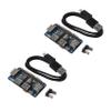 Baglaum 2X 4 Ports USB HUB HAT for 3/2 / Zero W Extension Board USB to UART for Serial Debugging view 1