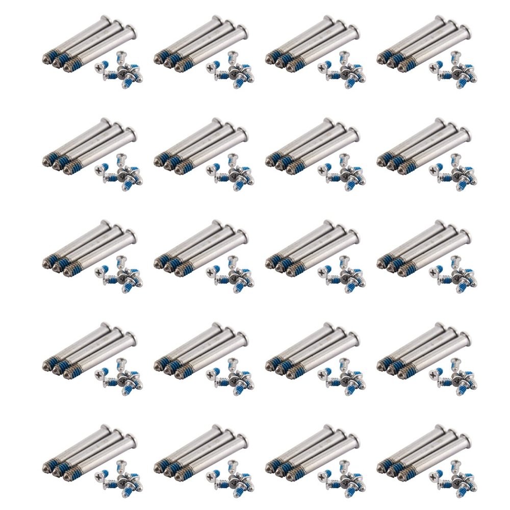 Baglaum 20X for Pro 13Inch 15Inch 17Inch Back Cover Screw for A1278 A1286 A1297 Repair Parts Silver Color
