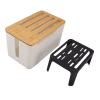 QANYEGN Router Organiser, Modem Cable Router Cover, Home Router Organiser for Router, TV Box Components view 1
