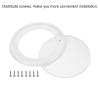 uxcell 2pcs 5" Grill Mesh Decorative Circle Woofer Guard Protector Cover Parts White view 4