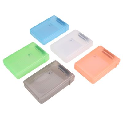 Homoyoyo 5pcs Hard Disk Storage Case Protector Case Design for Enhanced Drop Resistance Mixed Colors for Easy Library Management