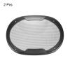 uxcell 2pcs 6" x 9" Speaker Grill Mesh Decorative Oval Woofer Guard Protector Cover Parts Black view 3