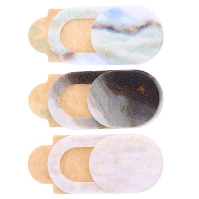 3pcs Sliding Webcam Covers for Laptop and Phone Anti-Peeping Privacy Protection Easy to Use with Sticky Film Ultra-Thin Design for Tablets and Desktop Devices