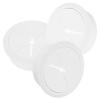 Homoyoyo 3pcs Plastic Desk Grommet Round Wire Hole Cover Cable Hole Plugs for Cable Computer Desk Cord Covers view 1