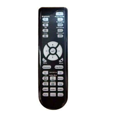 Greenafil Replacement Remote Compatible for OPTOMA HD87, HD86, PRO8000, HD91+, HD91, HD90, HD8600, HD8300, HD83, HD8200, HD82, HD8000, EH7500 Projector (Backlight)