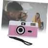 DOITOOL 2 Pcs Abs Vintage Camera Built-in Flash Reusable Film Camera for 35mm Films Easy to Use view 4