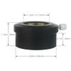 MINZIHAO Telescope Eyepiece Adapter Ring, Professional Metal 2-inch to 1.25-inch Telescope Eyepiece mounting Lens Adapter Ring, Black view 3