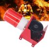115dB Sound Light Alarm, Easy to Install High Brightness Industrial Siren Alarm with LED Lamp Beads for Emergency (DC12V) view 3