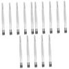 FRCOLOR 15pcs Crafting Tweezers Flat Tweezers for Stamp Collecting Jewelry Decal and Eyelash Applicator view 1