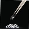 FRCOLOR 15pcs Crafting Tweezers Flat Tweezers for Stamp Collecting Jewelry Decal and Eyelash Applicator view 4