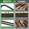 Besitu 12 Inch Rebar Stakes J Hook Ground Stakes 16-Pack Heavy Duty Galvanized Chain Link Fence Stakes Metal Tent Stakes for Outdoor Lawn Decorations Inflatables Canopy Swing Set view 4