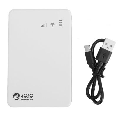 4G LTE Mobile Hotspot, 5G Unlocked Router with SIM Slot Support 10 Devices, 300Mbps 10000mAh Modem for Travel