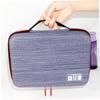ARTIBETTER Digital Packing Bag for Cables Water-Resistant Electronic Accessory Pouch Compact USB Cable Organizer for Travel and Home Use Sleek Grey- view 3