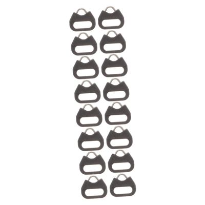 8 Sets Triangle Ring Fastener Lanyard key Keychain Hooks Strap Ring Hook Shoulder Strap Camera, As Shownx4pcs, 1.4x1.3cmx4pcs