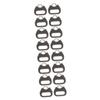 8 Sets Triangle Ring Fastener Lanyard key Keychain Hooks Strap Ring Hook Shoulder Strap Camera, As Shownx4pcs, 1.4x1.3cmx4pcs view 1