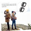 8 Sets Triangle Ring Fastener Lanyard key Keychain Hooks Strap Ring Hook Shoulder Strap Camera, As Shownx4pcs, 1.4x1.3cmx4pcs view 3