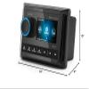 Clarion CMM-30 Marine Source Unit with Full-Color LCD Display with CMSP-651-SWG 6.5-inch Premium Marine Coaxial Speakers, Sport Grilles view 4