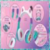 eKids Gabbys Dollhouse Wireless Headphones for Kids, Bluetooth Headphones with Microphone Includes Aux Cord view 2