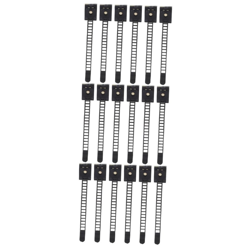 DOITOOL 3sets Electronics Cord Ties Cable Holder Clips Adhesive Cable Clips Wire Organizer Straps for Home