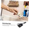 DOITOOL 3sets Electronics Cord Ties Cable Holder Clips Adhesive Cable Clips Wire Organizer Straps for Home view 3