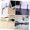 DOITOOL 3sets Electronics Cord Ties Cable Holder Clips Adhesive Cable Clips Wire Organizer Straps for Home view 4