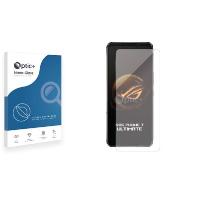 Optic+ Nano Glass Screen Protector compatible with Asus ROG Phone 7
