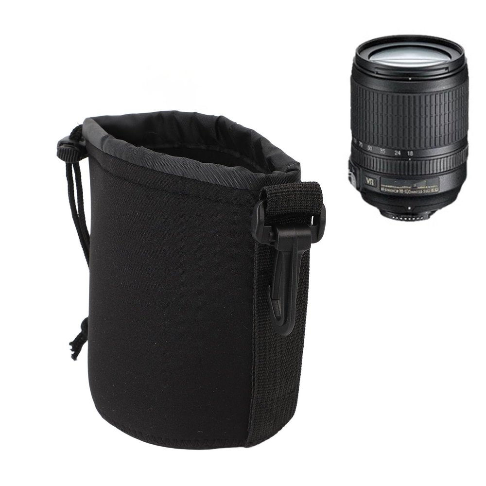 Camera Lens Bag, Camera Lens Pouch Bag Shockproof Scratch for 18 to 105mm F/3.55.6G