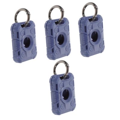 DOITOOL 4pcs Case for Keychain Keychains Carabiner TPU Protective Cover Tracer Accessory Compact and Safe