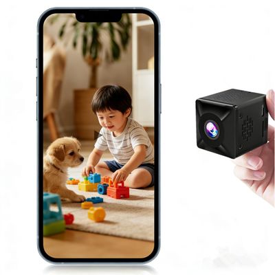 BEEDMXU New 4K HD Full - Color Night Vision Mini Camera Spy Hidden Wireless WiFi Security Camera for Home, Office, Elderly & Pet MonitoringApp Control, Cloud Storage and SD Storage