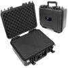 CASEMATIX 13" Waterproof Hard Case with Customizable Foam for Portable Electronics, Tools and Accessories - Hard Shell Plastic Case with Pre-Diced Travel Case Foam Interior view 1