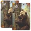 KUYT Brown Bear Forest Case for iPad iPad Mini 5/4/3/2/1(7.9- Inch) iPad Mini 6 (8.3-inch, 2021) with Pencil Holder, Protective Case with Soft TPU Back, Auto Sleep/Wake Cover, black-style view 1