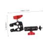 Veemoon Super Clamp Camera Mount Portable Camera Holder Security Lock Knob for Professional Photography view 4