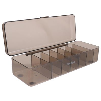 Angoily Cable Management Box Slot Cord Organizer Case Cover Plastic Storage Bin for Cables Chargers and Electronics for Use