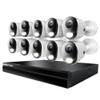 Night Owl Power Over Ethernet 24 Channel NVR Video Home Security Camera System with (10) Wired IP 4K HD Indoor/Outdoor Deterrence Bullet Cameras and 4TB Hard Drive (10 Camera Bullet) view 1