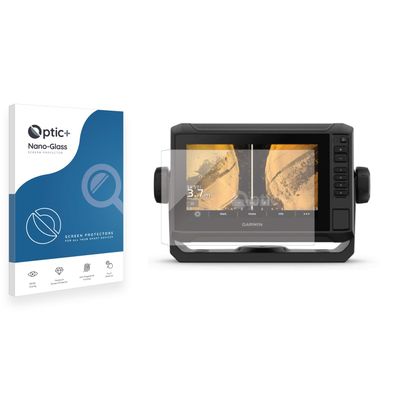 Optic+ Nano Glass Screen Protector compatible with Garmin UHD2 7" Chartplotter