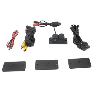 KACEPAR Reverse Backup Radar System Backup Sensor with Monitor Camera, Auto Reversing Rearview Backup Parking Assistance, Reversing Sensor Auto Radar Detector Sensors Radar Buzzer Alarm Indicator