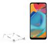BoxWave Stand and Mount Compatible with Alcatel 3L (2021) - Pocket Aluminum Stand 3-in-1, Portable Multi Angle Viewing Riser - Metallic Silver view 1