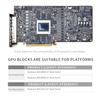 GPU Water Cooling Block Use for Powercolor Radeon RX6900XT RX6800XT Red Devil Graphics Card - Copper GPU Water Block with Metal Backplate/RGB Aura 5V RBW view 2