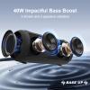 Passau Portable Bluetooth Speakers Loud 40W Peak Stereo Sound, Passive Radiators-Deep Bass, All Day Playtime, Adjustable Strap, BT5.3, IPX5 Wireless Speaker RGB Lights for Indoor Outdoor view 2