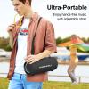 Passau Portable Bluetooth Speakers Loud 40W Peak Stereo Sound, Passive Radiators-Deep Bass, All Day Playtime, Adjustable Strap, BT5.3, IPX5 Wireless Speaker RGB Lights for Indoor Outdoor view 3