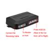 KACEPAR 12V Cars Reverse Backup Radar System with LED Display Parking Sensors Blue, Alarm Buzzer Reminder for Safe Driving, Cars Parking Assistance Reversing Radar with 4 Sensors view 3