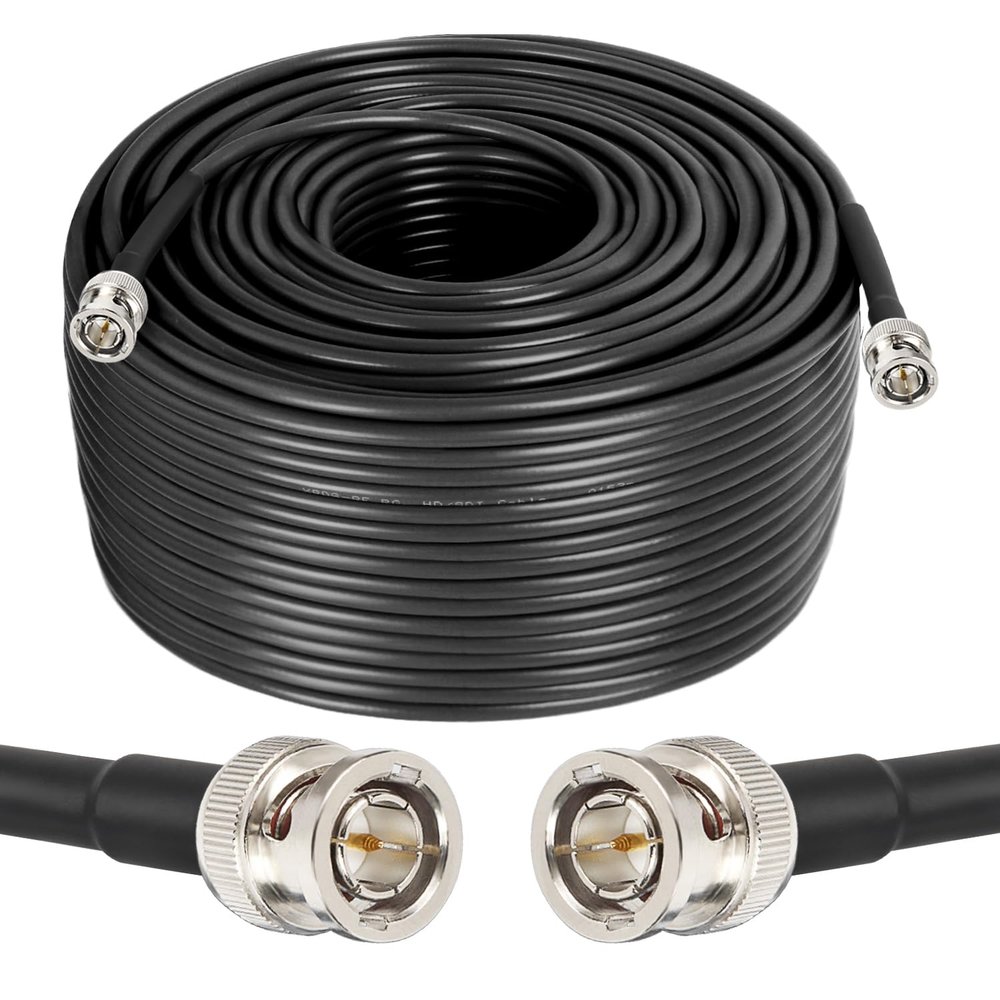 XRDS -RF 300FT SDI Cable, BNC Male Digital Video Cable 75 Ohm RG59 BNC Cables Supports HD-SDI/3G/6G-SDI/4K/8K