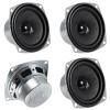 ACEIRMC 4PCS 10W Mini 3" HiFi Full Range Speaker 8 Ohm Anti-Magnetic Audio 2.0/2.1 Home Stereo Woofer Loudspeaker 90dB High Sensitivity for DIY Boom Box Satellites Speaker (4pcs) view 1